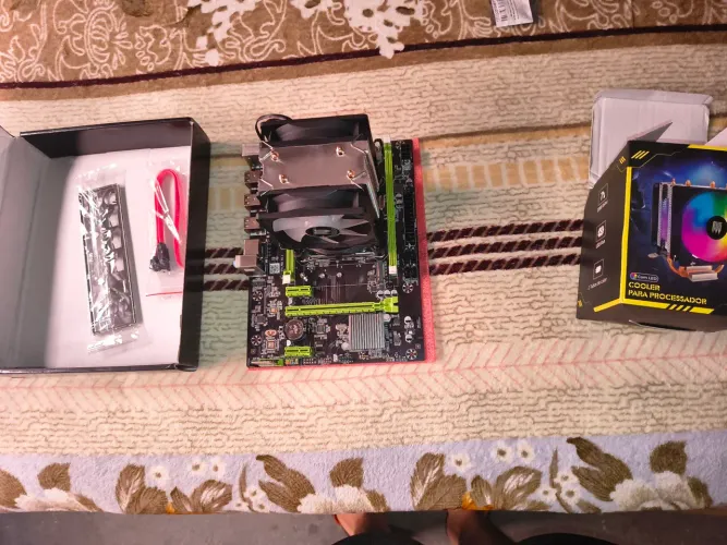 KIT PLACA MÃE X79 É AIR COOLER