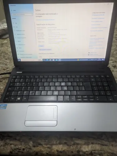 Notebook Acer - I5- 8gb de Ram - SSD de 120gb + HD 320 gb-tela de 15,6 pol -MOD E1 571
