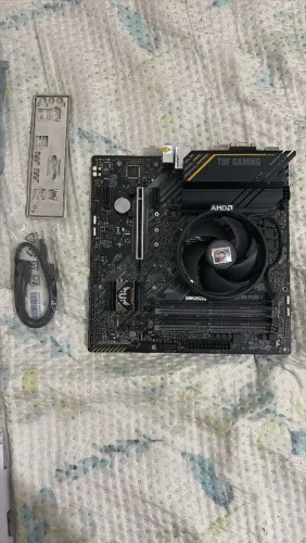 Placa Mãe Asus A520m + Processador Ryzen 5 4600G