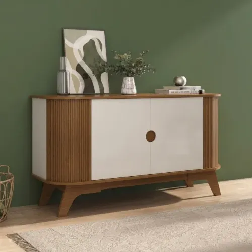 Buffet Vivaldi Com Pés curvos MDF
