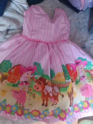 VESTIDO FAZENDINHA CRIANÇA/BERÇO 