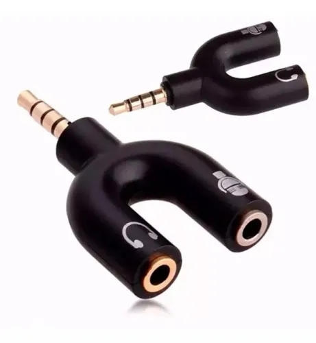 Adaptador Fone e Microfone Y P2 para P3