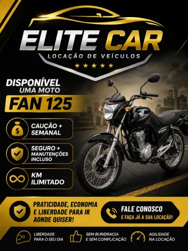 Aluguel de moto para aplicativo