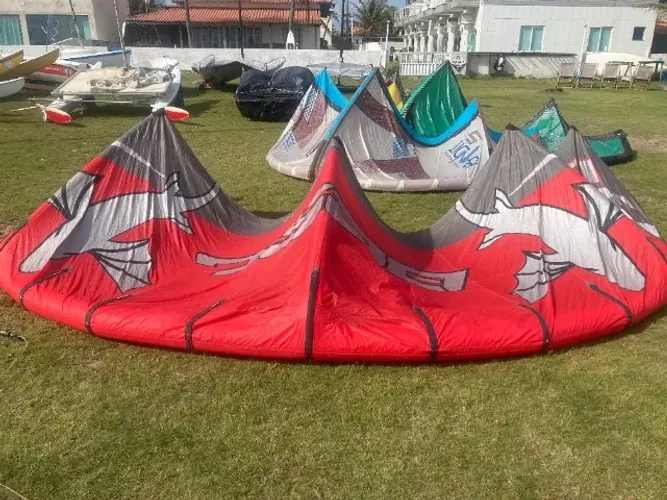 kiteSurf 13m pronto para uso com barra e bolsa 