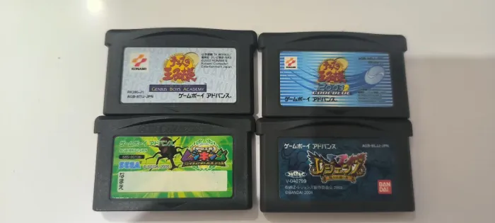 Lote 4 jogos de Game Boy Advance Originais GBA