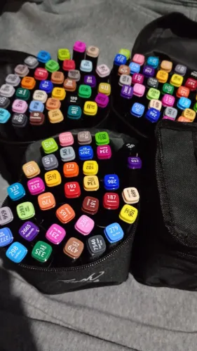 Conjunto de Canetas Marcadoras Touch 36 Cores - Ideal para Desenho e Artes