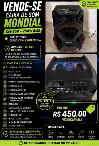 Som potente - Barato
