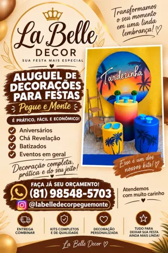Pegue e monte / Decoração de festas 