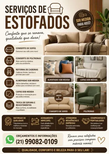 Reformas de estofados em geral! 