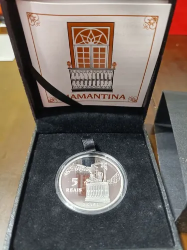 Moeda de Prata Série Diamantina