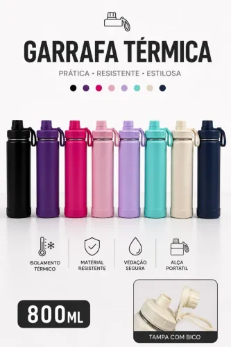 GARRAFA TÉRMICA 800ML