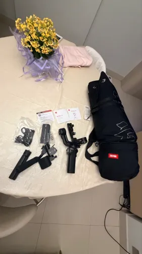 Kit Gimbal Zhiyun Weebills 3s- Combo com Punho Extensível