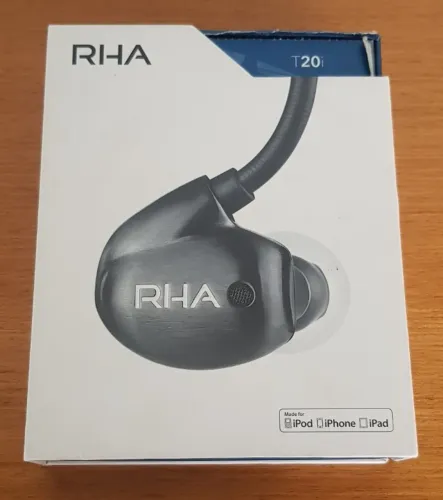 Fone In-Ear RHA T20i - Escocês - 3 Filtros de Som - Completo na Caixa