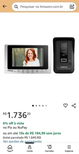 Intelbras Allo WT7 Lite videoporteiro smart
