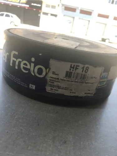 Disco de freio dianteiro sólido sem cubo 2 pçs