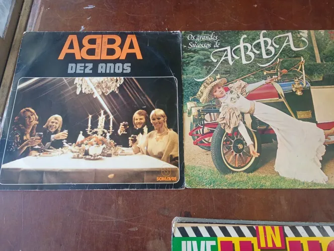 Discos de vinil lote c/ 10 un. Ler o anúncio
