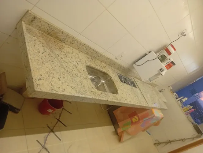 Bancada de cozinha no branco Dallas
