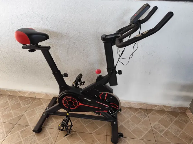 Bicicleta Ergométrica Spinning Ahead Sports Spin Pro Preto/vermelho