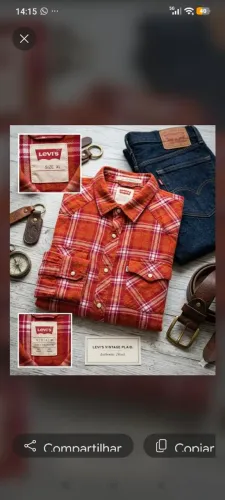 Camisa xadrez flanelada quentinha original