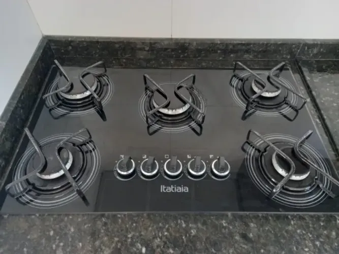Fogão Cooktop Itatiaia 5 Bocas - Preto 110V