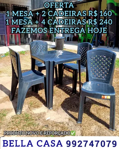 MESA PRETA EKME DHD8D.D EN ENTREGO HOJE