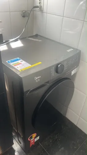 Lava E Seca Midea 11kg 127v Titanium Slim Conectada Inverter