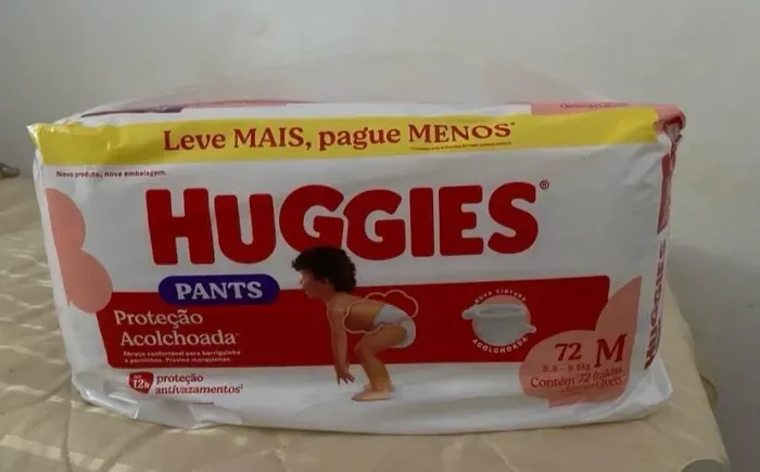 Pacote de fralda Huggies 