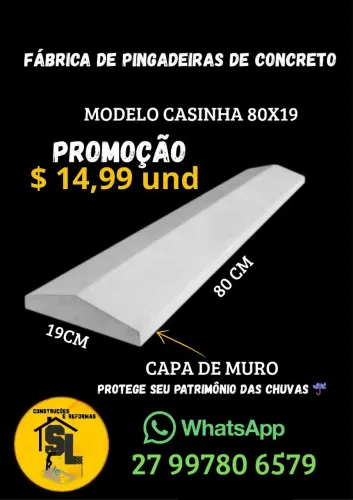 CAPA DE MURO/ PINGADEIRA
