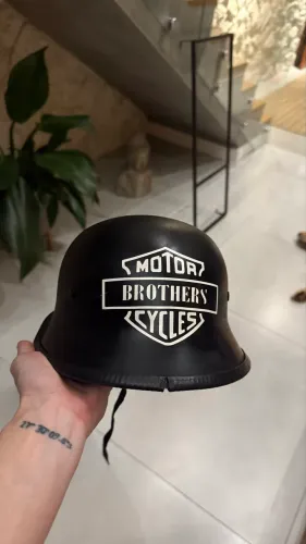 Capacete Coquinho Motoqueiro Preto
