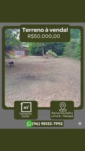 TERRENO PLANO NA LINHA B