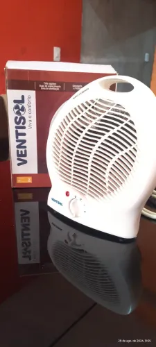 Ventilador circulador e aquecedor elétrico