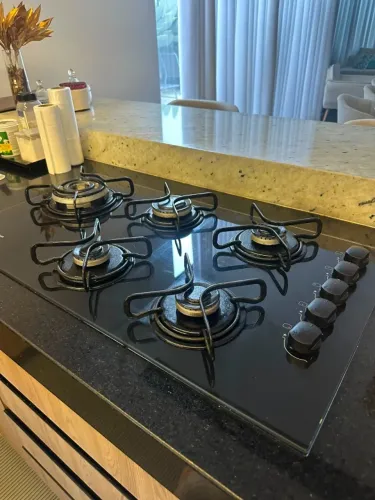Cooktop 5 Bocas a Gás com Quadrichama