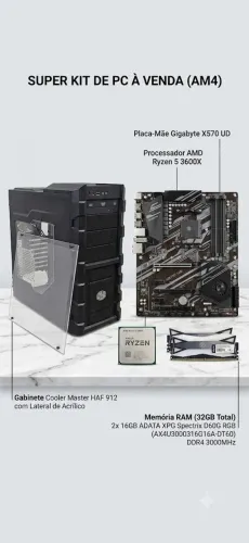 Kit Upgrade PC Gamer - Ryzen