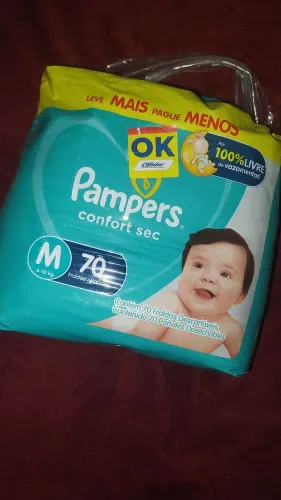 Fralda pampers M