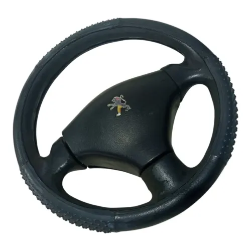 Volante Direção Peugeot 206 2000 2001 2002 2003 2004 A 2008 Preto