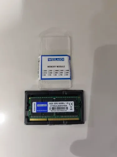 Memoria Ram Notebook Weilaidi 16GB DDR3 1600Mhz