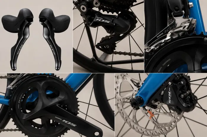 Grupo Shimano 105 mecânico Hidráulico R7000 11V