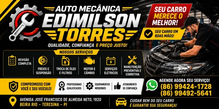 AUTO MECÂNICA (BUSCAMOS O CARRO PARA REVISÃO)