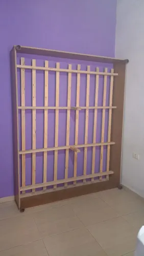 Base cama madeira para colchão Queen