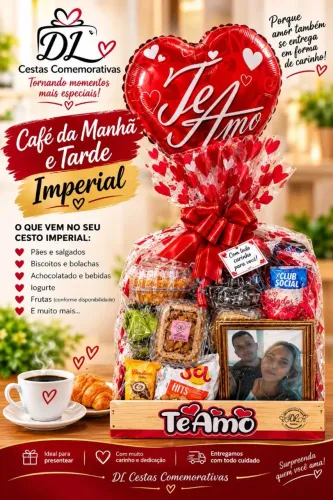 Cestas de café da manhã presente