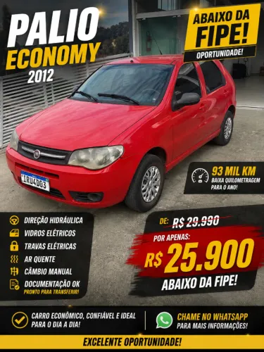 Fiat Palio 1.0 Economy Fire Flex 8V 4P 2012