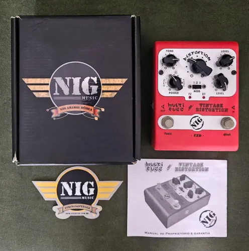 Pedal Nig Multi Fuzz Vintage Distortion
