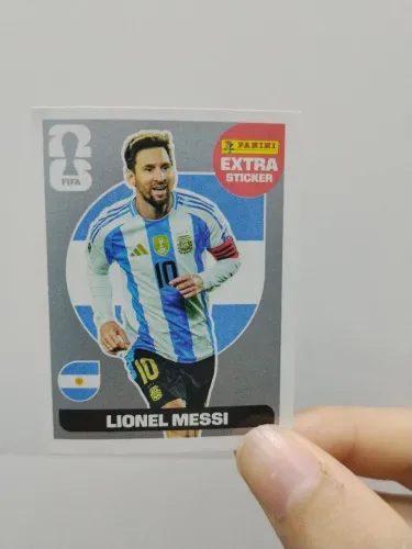 Figurinha Messi Prata Extra Legend Copa 2026 - Novinha / Impecável