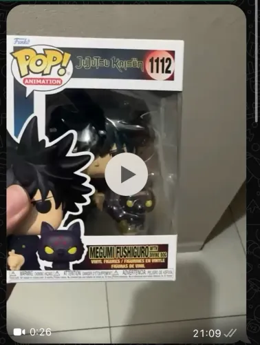 Funko megumi caixa com avarias reservado