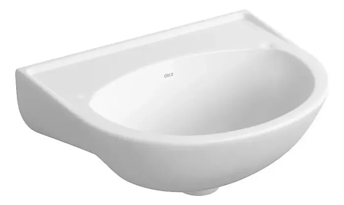 Pia Cuba Lavatório Compacta Branco Para Banheiro DECA