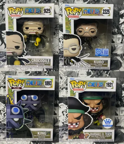 Funko Pop! One Piece - Vilões (Pack)