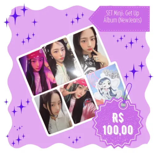 SET Original de Photocards da Minji: Get Up (NewJeans)