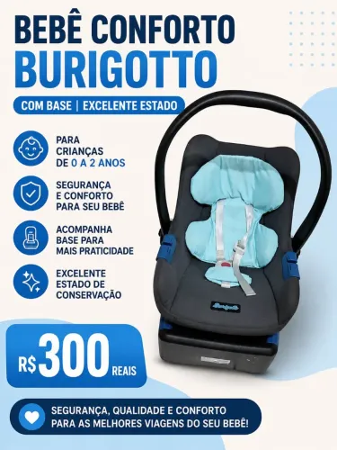 Bebê Conforto Burigotto Com Base Em Excelente Estado