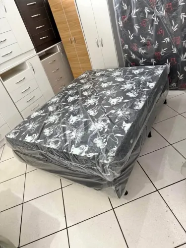 OFERTA IMPERDÍVEL! CAMA DE CASAL BOX - BASE + COLCHÃO NOVOS DIRETO DA FÁBRICA!