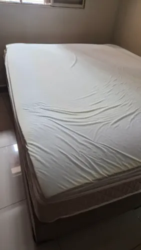 Pillow top queen espuma da nasa
